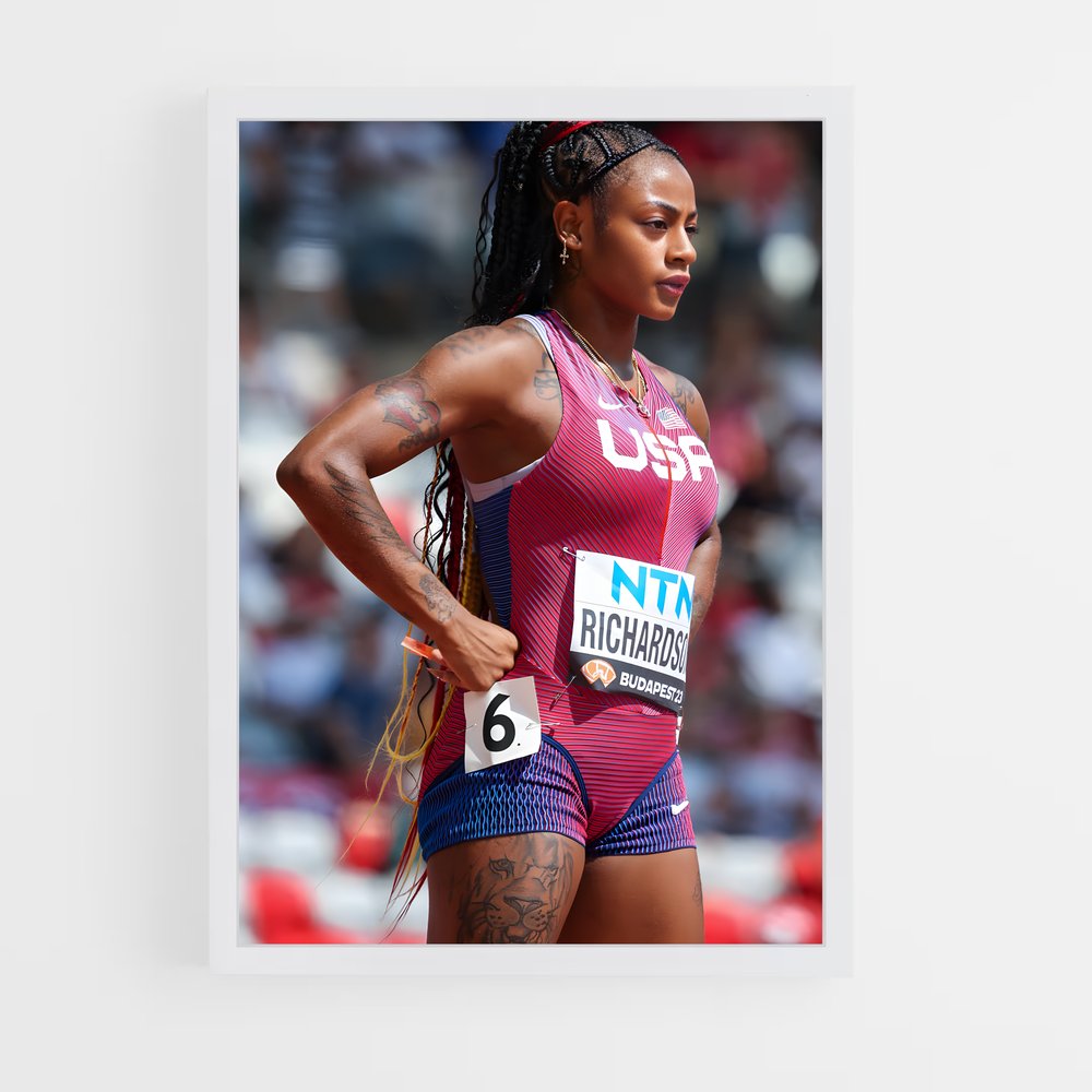Poster richardson Ode – affiche Athlétisme (vue 3)